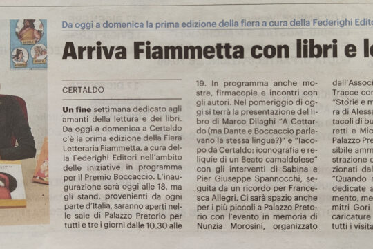 News - Federighi Editori